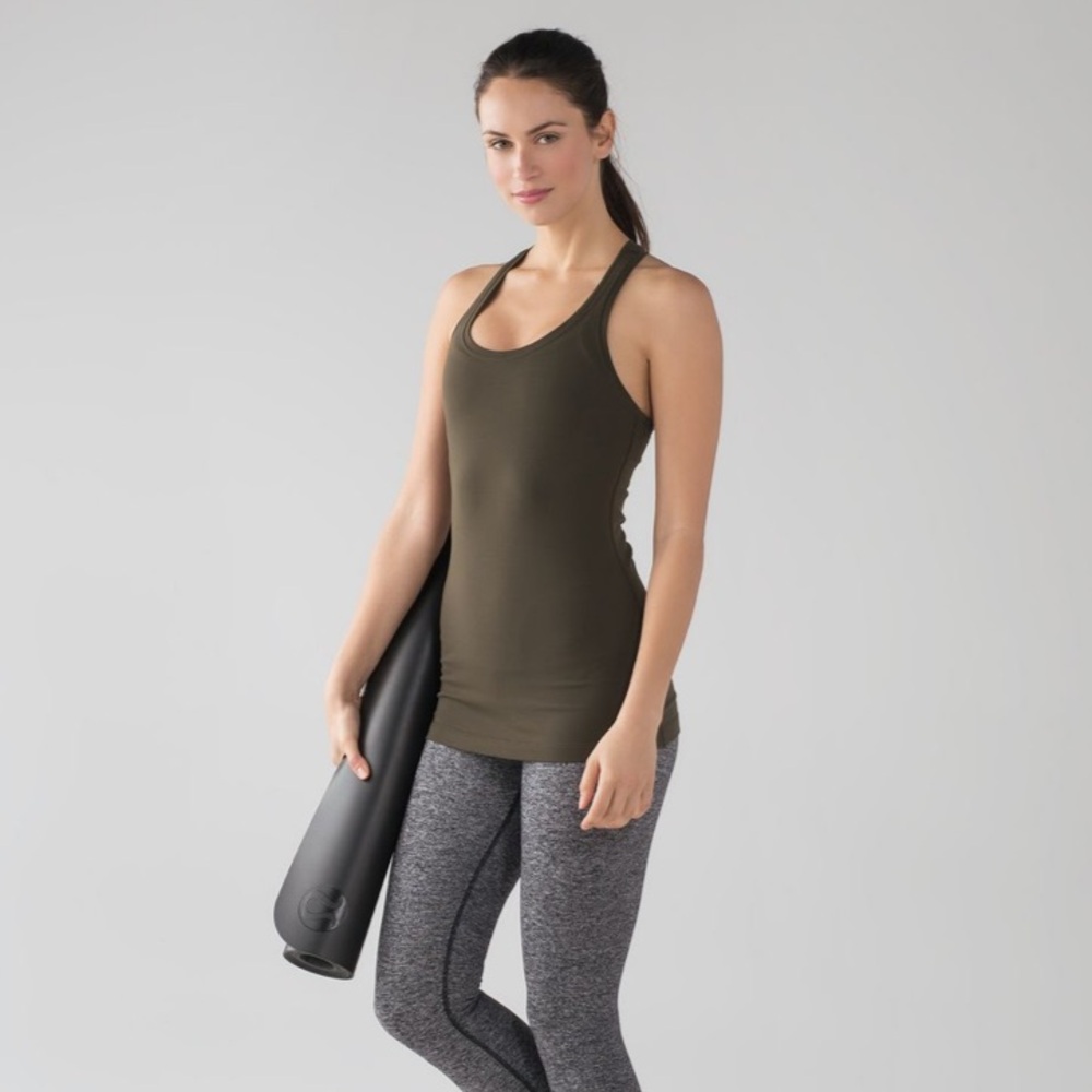 NWT Lululemon Athletica Cool Racerback Olive Green